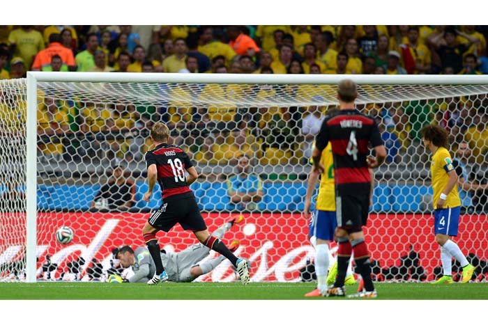 Alemania somete a Brasil 7-1 en semifinales