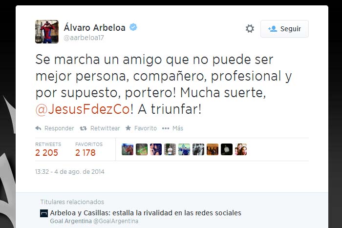 El tuit incendiario que podría poner a Arbeloa de patitas en la calle