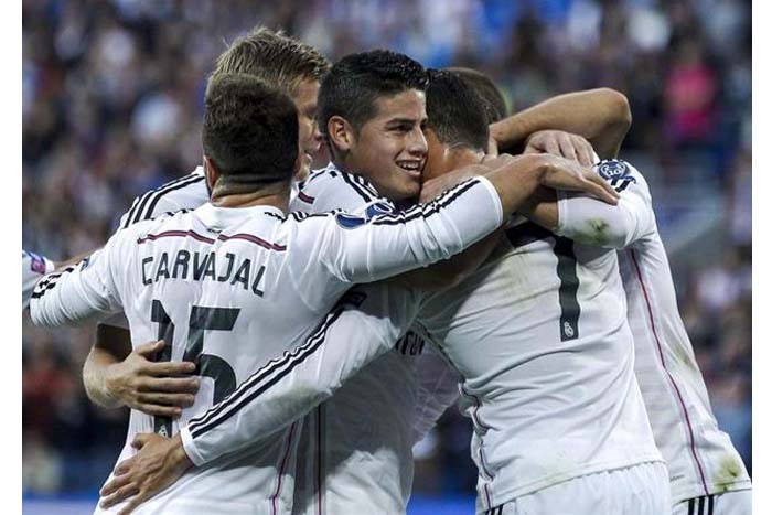 James y Kroos brillan en el triunfo del Madrid