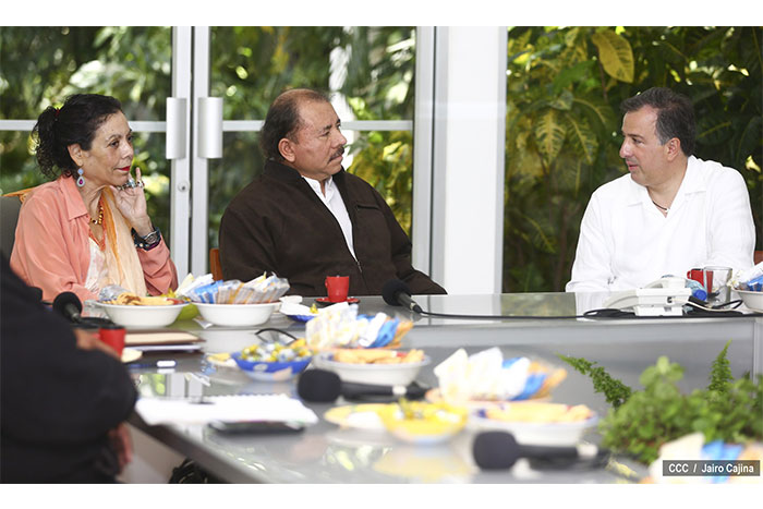 Daniel: México y Nicaragua tienen una agenda muy amplia de trabajo