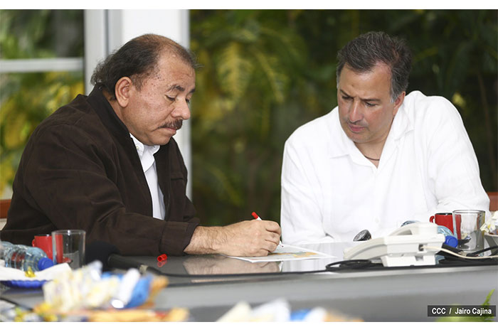 Daniel: México y Nicaragua tienen una agenda muy amplia de trabajo