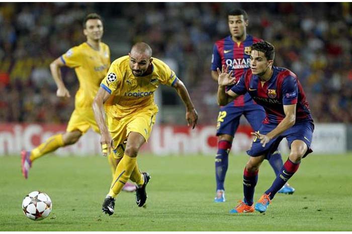 Barcelona ganó, sin brillo y con suplentes, al APOEL de Chipre