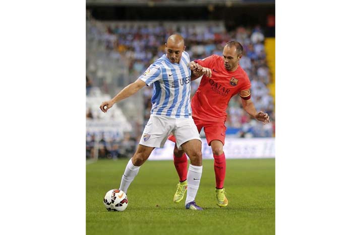 0-0: Barcelona tirita en La Rosaleda ante un buen Málaga