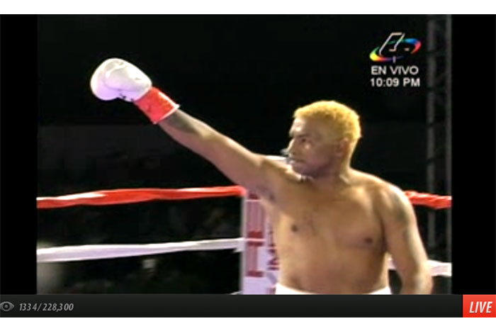 Mayorga gana en el primer round