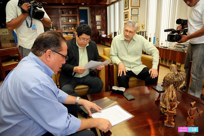 Nicaragua y el Salvador firman memorándum de intención en materia de seguridad ciudadana