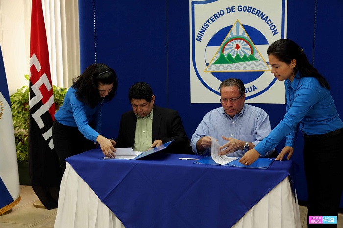 Nicaragua y el Salvador firman memorándum de intención en materia de seguridad ciudadana
