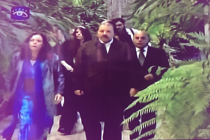 Daniel y Rosario llegan al Palacio de la Revolución