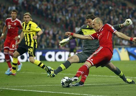 Bayern se corona en la Champions tras vencer al Dortmund