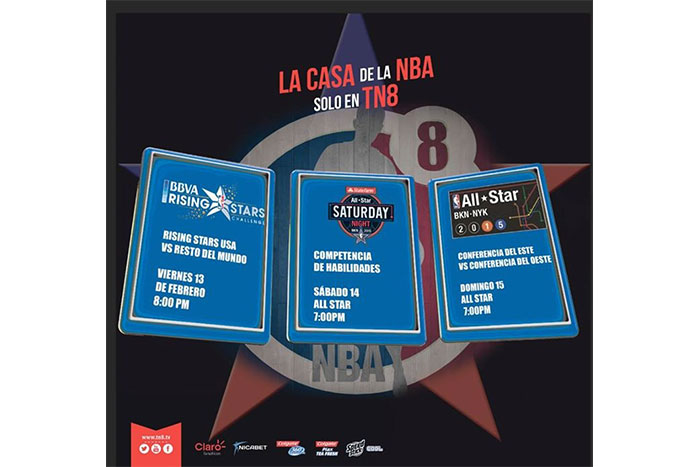 TN8 empaca sus maletas y se va en busca de las estrellas de la NBA
