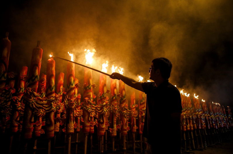 Asia le dio la bienvenida al año de la cabra