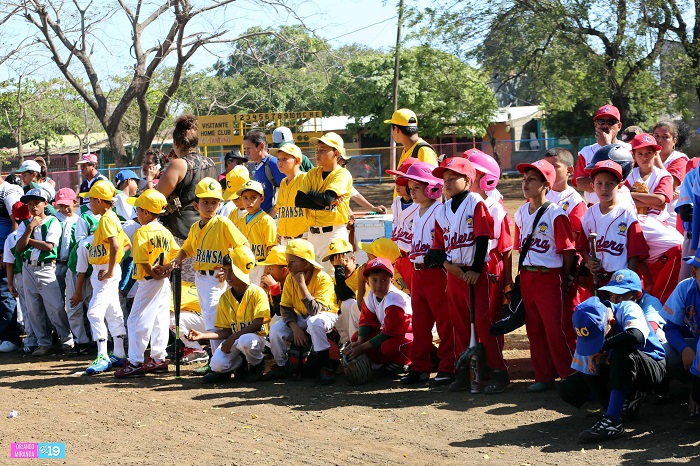 Ciudad Sandino inaugura XXII Campeonato de Béisbol Infantil