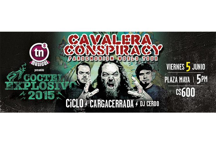 TN8 trae a Cavalera Conspiracy a Nicaragua