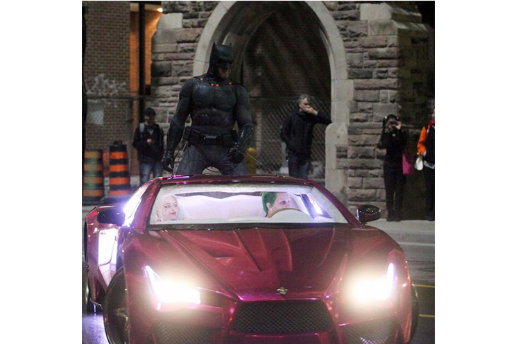 Primeras imágenes de Batman durante la filmación de 'Suicide Squad'