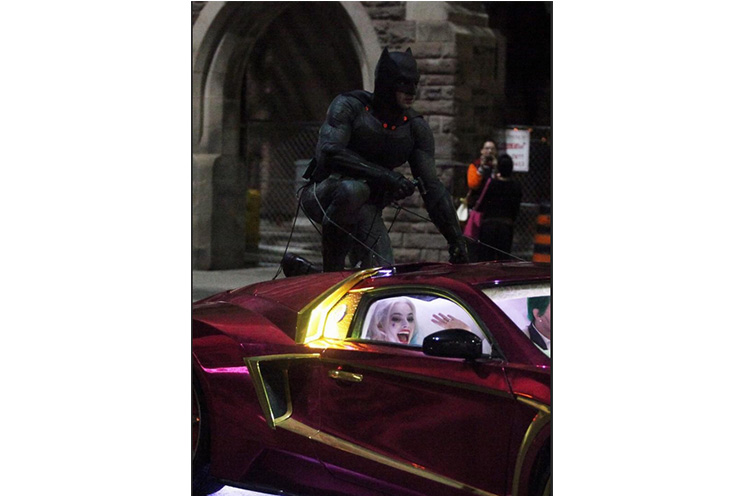 Primeras imágenes de Batman durante la filmación de 'Suicide Squad'