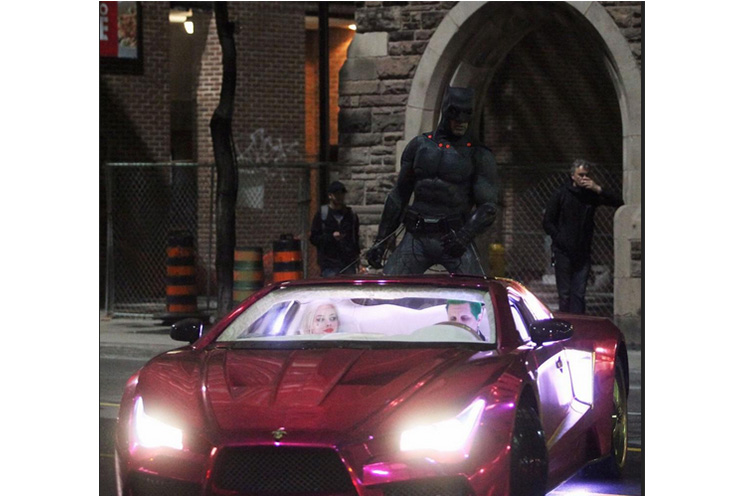 Primeras imágenes de Batman durante la filmación de 'Suicide Squad'