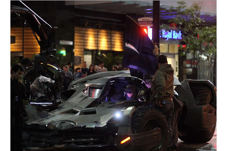 Primeras imágenes de Batman durante la filmación de 'Suicide Squad'