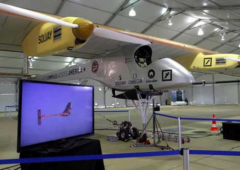 Avión solar cumple tercera etapa de travesía estadounidense