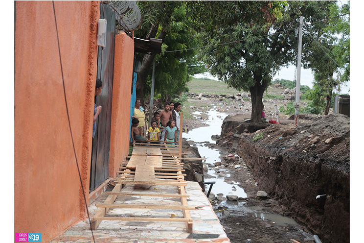 Alcaldía de Managua continúa reparando daños ocasionados por fuerte lluvia en la capital