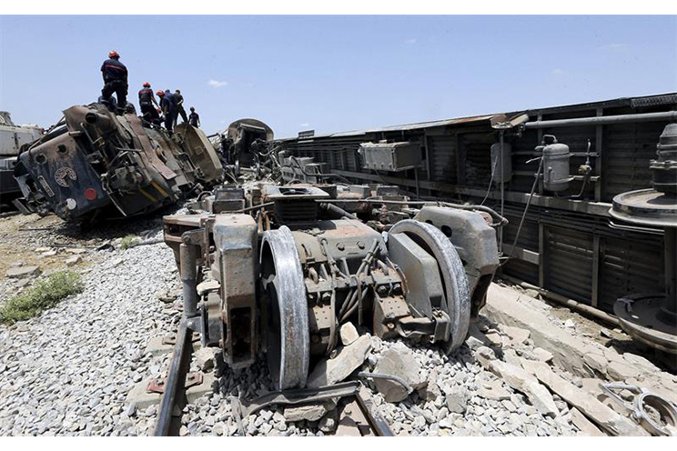 Accidente de tren en Túnez deja 17 muertos