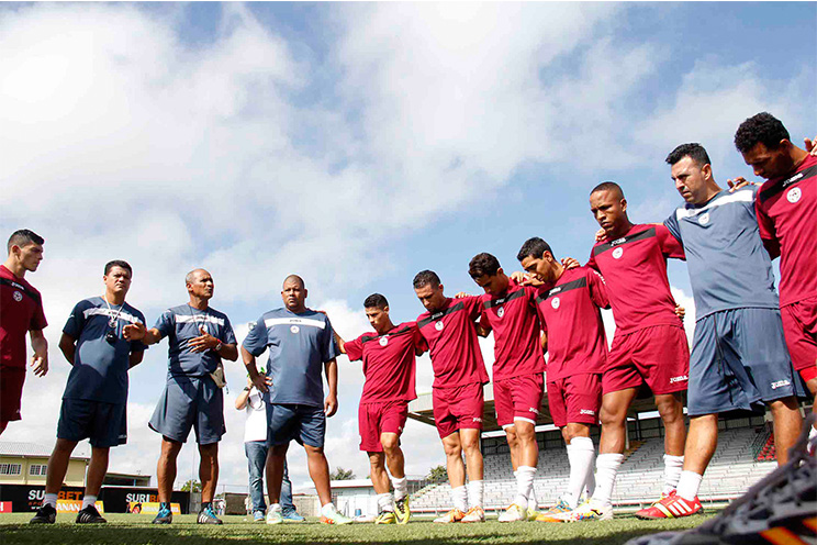 Selección de Nicaragua entusiasmada frente a encuentro con Surinam