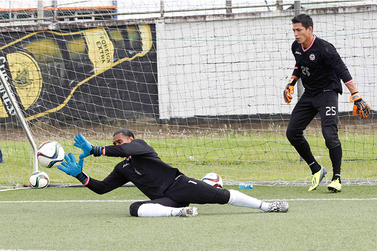 Selección de Nicaragua entusiasmada frente a encuentro con Surinam