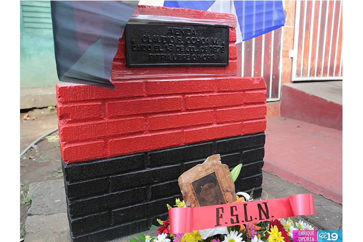 Barrio San Luis honra la memoria del guerrillero Claudio Ochoa