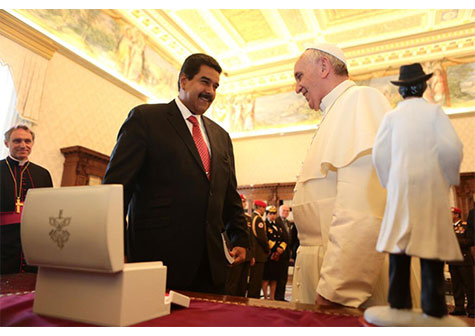 Presidente Maduro y el Papa conversaron sobre pobreza, criminalidad y drogas