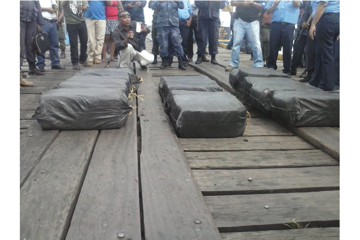 Incautan droga en el Caribe Norte