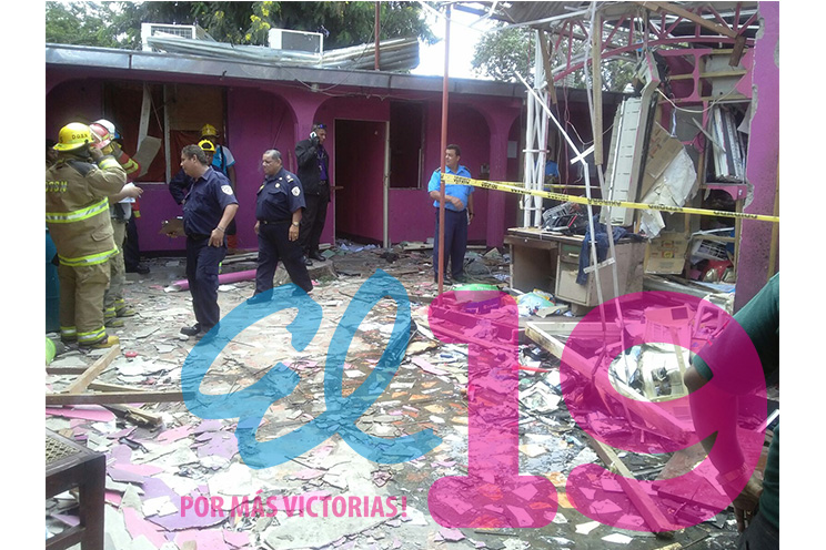 Explosión de pólvora en Alcaldía de Nagarote deja varios lesionados (FOTOS, VIDEO)