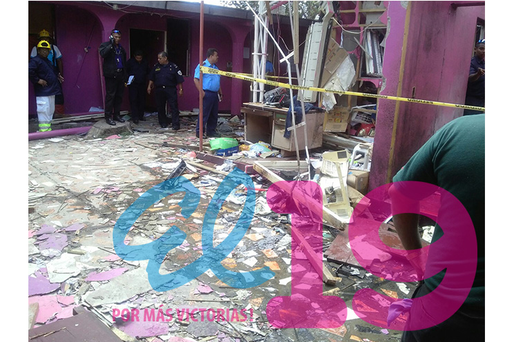 Explosión de pólvora en Alcaldía de Nagarote deja varios lesionados (FOTOS, VIDEO)