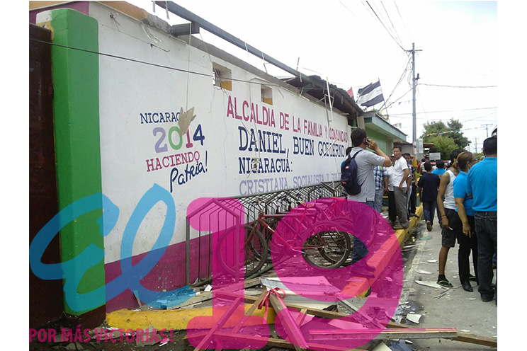 Explosión de pólvora en Alcaldía de Nagarote deja varios lesionados (FOTOS, VIDEO)