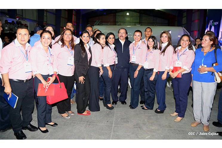 Presidente Daniel inaugura nueva planta de CEMEX en Nicaragua