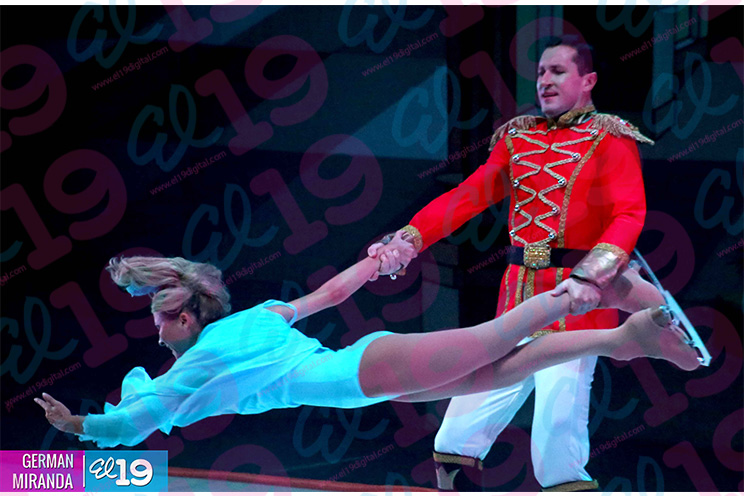 Ballet de Moscú sobre hielo presentó “El Cascanueces” en el Teatro Nacional Rubén Darío