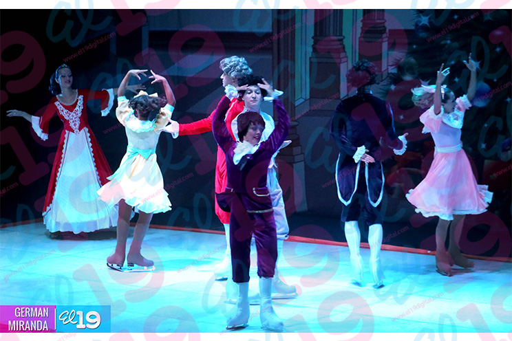 Ballet de Moscú sobre hielo presentó “El Cascanueces” en el Teatro Nacional Rubén Darío