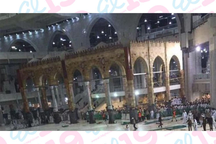 Al menos 62 muertos y 30 heridos en La Meca al estrellarse grúa en techo de la mezquita