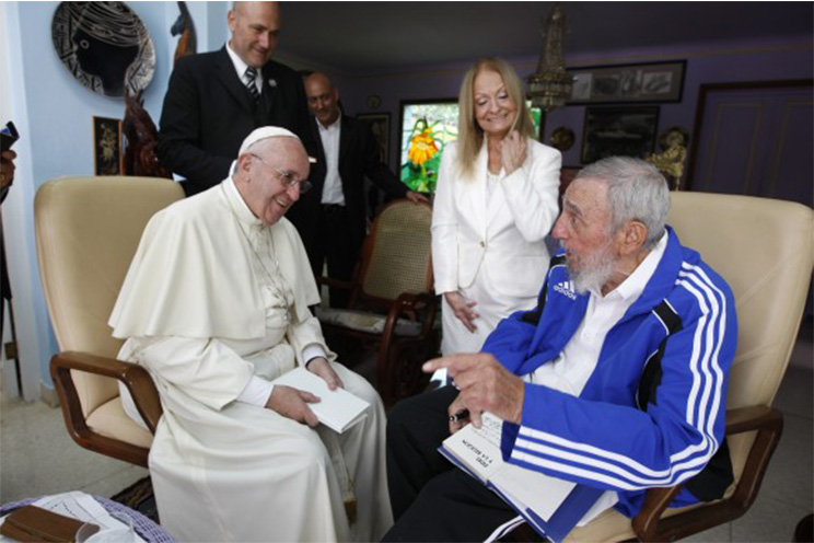 El Papa Francisco visitó a Fidel en su casa (FOTOS, VIDEO)