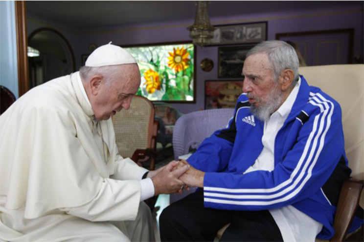 El Papa Francisco visitó a Fidel en su casa (FOTOS, VIDEO)