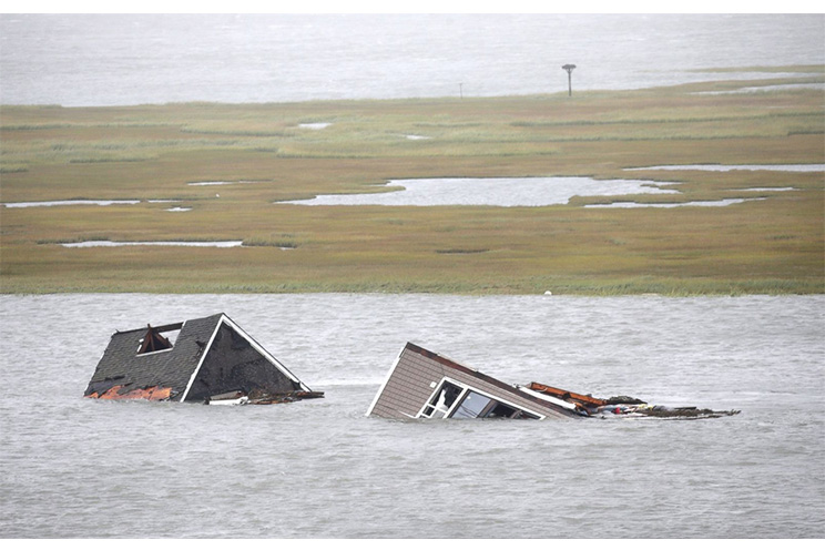 Costa este de EEUU amenazada con más inundaciones por lluvias que ocurren cada 200 años (FOTOS, VIDEO)