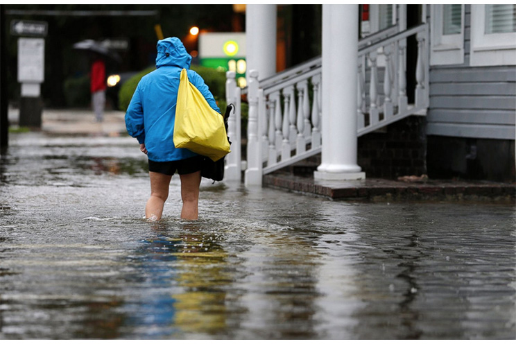 Costa este de EEUU amenazada con más inundaciones por lluvias que ocurren cada 200 años (FOTOS, VIDEO)