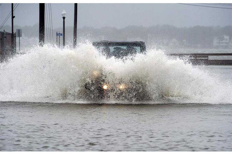 Costa este de EEUU amenazada con más inundaciones por lluvias que ocurren cada 200 años (FOTOS, VIDEO)