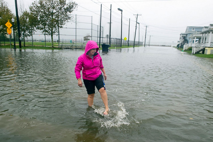 Costa este de EEUU amenazada con más inundaciones por lluvias que ocurren cada 200 años (FOTOS, VIDEO)