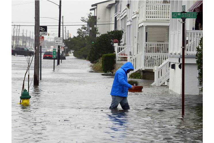 Costa este de EEUU amenazada con más inundaciones por lluvias que ocurren cada 200 años (FOTOS, VIDEO)