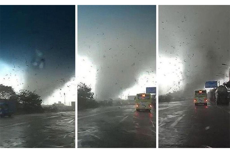 Alerta Roja en China por paso de tifón Mujigae; se reportan 4 muertos y decenas de miles evacuados (FOTOS, VIDEOS)