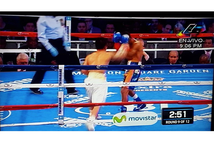 Gran Victoria del "Chocolatito" en el noveno asalto