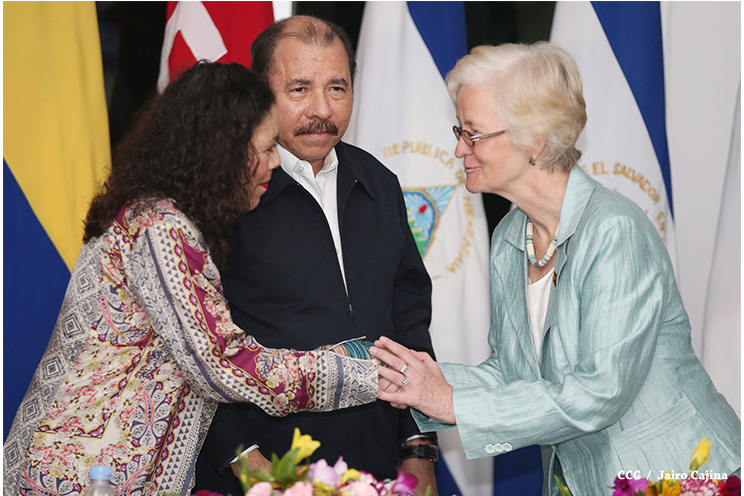 Presidente Daniel recibe Cartas Credenciales de Embajadores de Colombia, El Salvador, Alemania e Italia