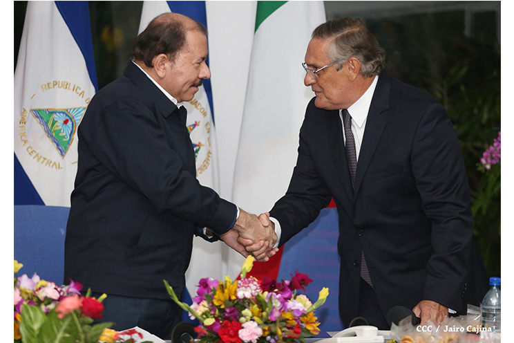 Presidente Daniel recibe Cartas Credenciales de Embajadores de Colombia, El Salvador, Alemania e Italia