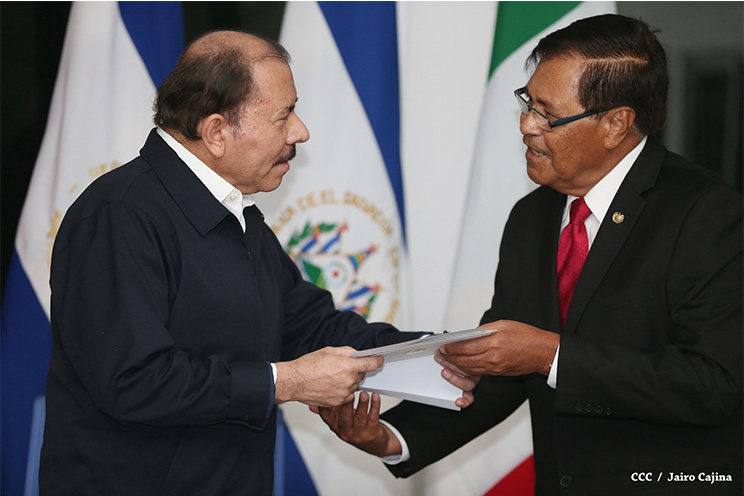 Presidente Daniel recibe Cartas Credenciales de Embajadores de Colombia, El Salvador, Alemania e Italia