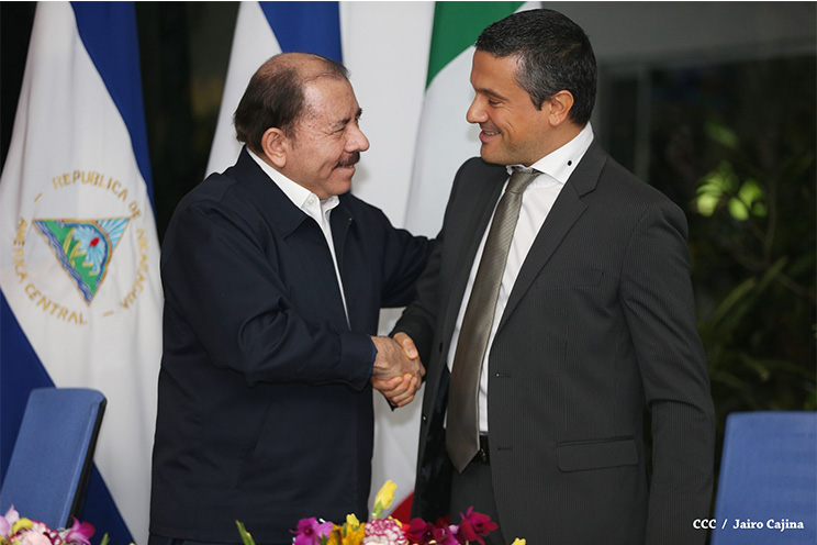 Presidente Daniel recibe Cartas Credenciales de Embajadores de Colombia, El Salvador, Alemania e Italia