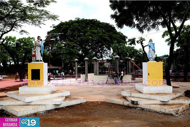 Avanzan obras de rehabilitación del Parque Las Madres