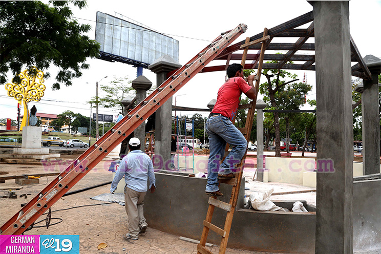 Avanzan obras de rehabilitación del Parque Las Madres
